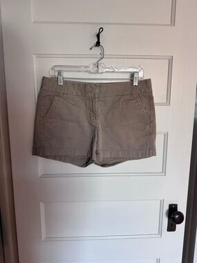 J. Crew Khaki Cotton Bermuda Shorts